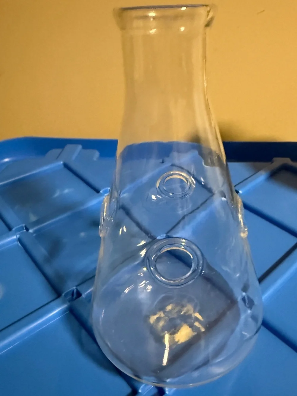GLASS vase with holes